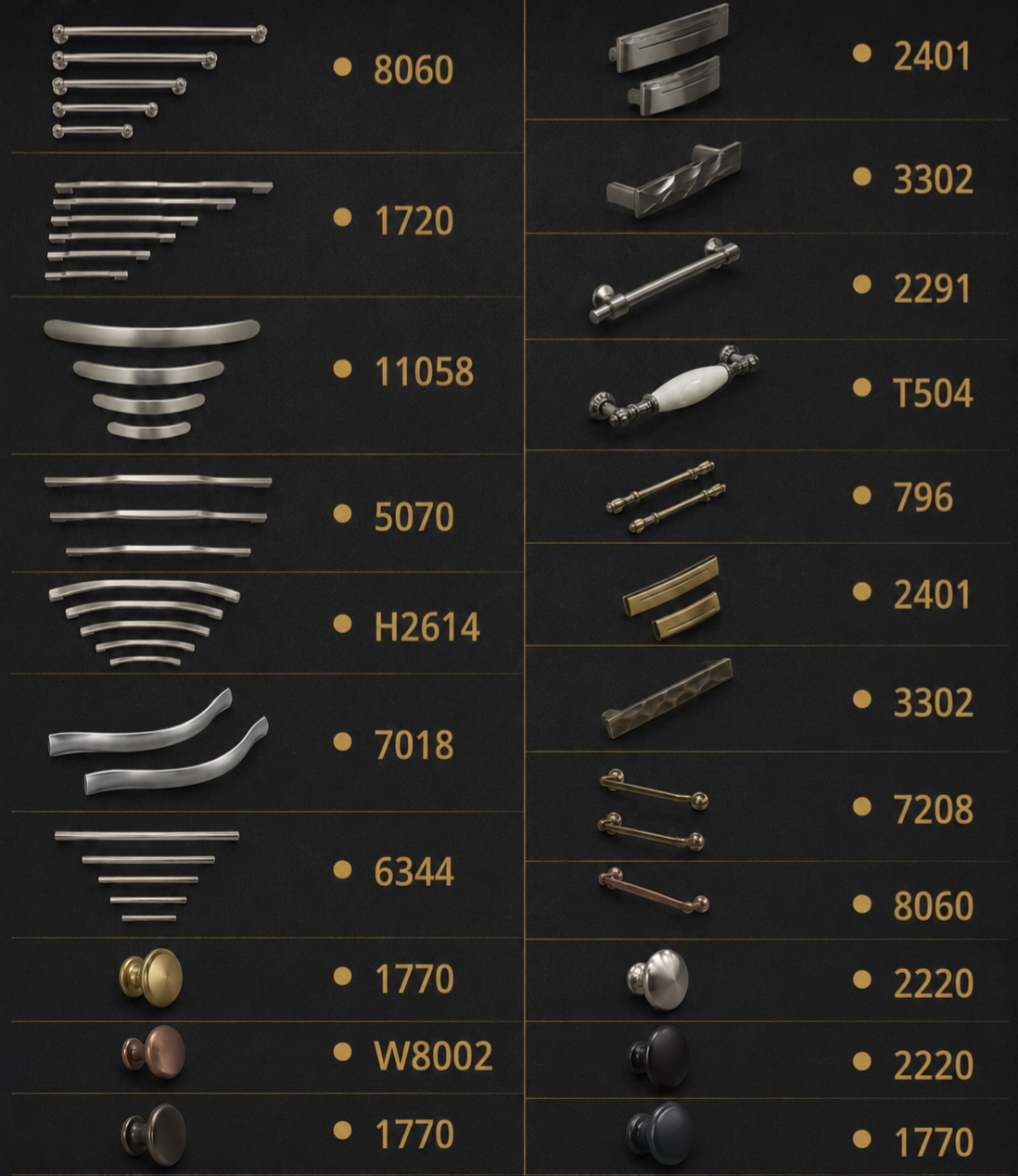 Handles collection 1